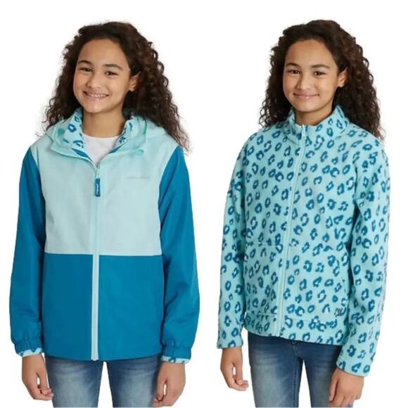 Eddie Bauer Other - Eddie Bauer Girls Jacket 3 in 1 System Paradise Blue Size Large NWT